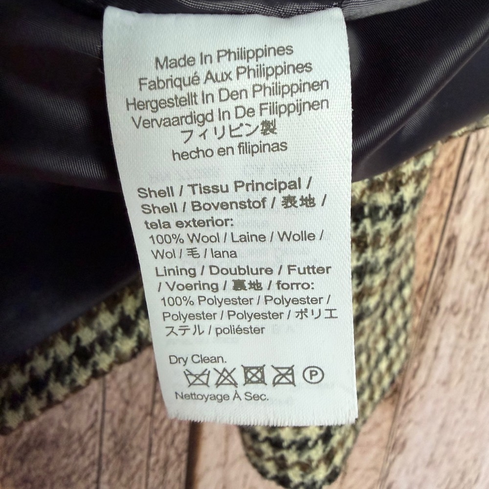 J.Crew Blazer Somerset Moon Wool Houndstooth Office Heritage Workwear Size 6 - Picture 8 of 10